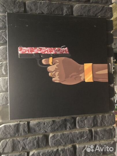 Картина постер на холсте, 8 штук