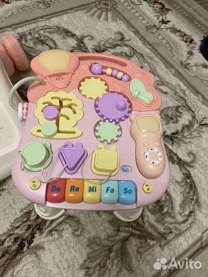 Ходунки -каталка -столик 3в1