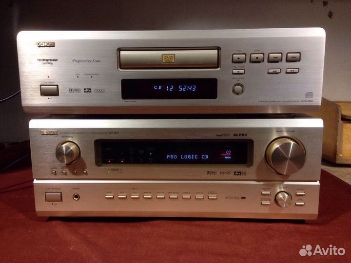 Gold Denon AVR-3801 и DVD-2800 (made in Japan)