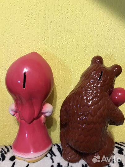 Копилка «Маша и медведь»