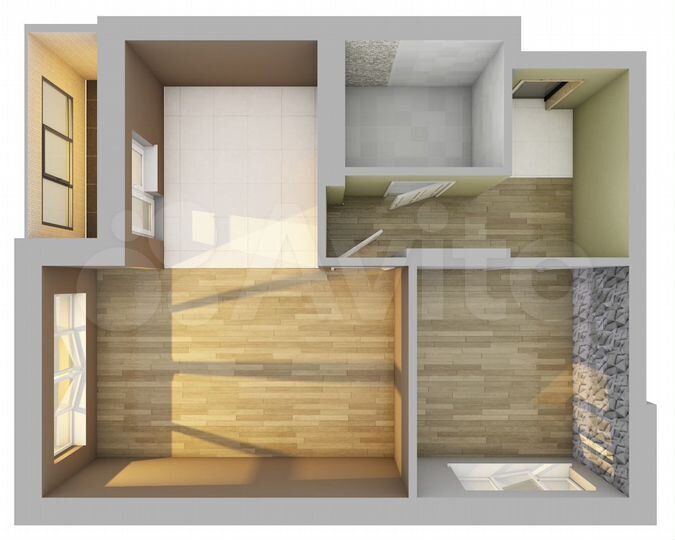 1-к. квартира, 49 м², 21/25 эт.