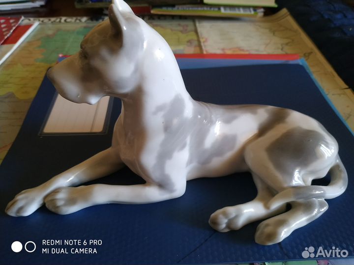 Фарфоровые статуэтки собаки лфз