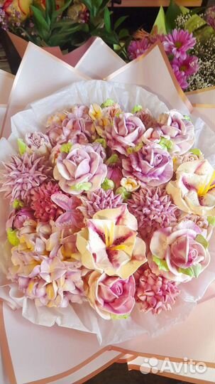 Сладкие букеты из зефира