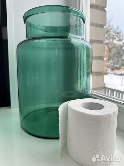 Ваза цветное стекло винтаж