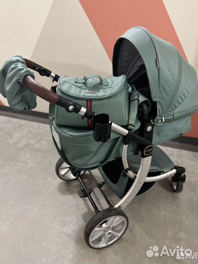 Коляска luxmom 3 в 1 (модель 608, 2022г)