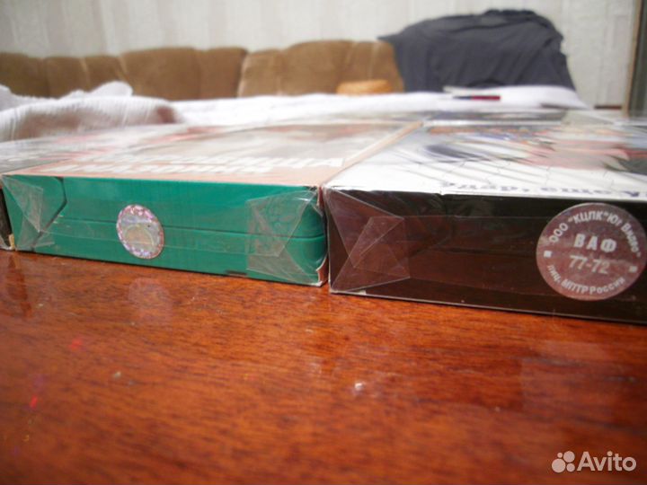 Видеокассеты Новые с фильмами Stereo запечатк. опт