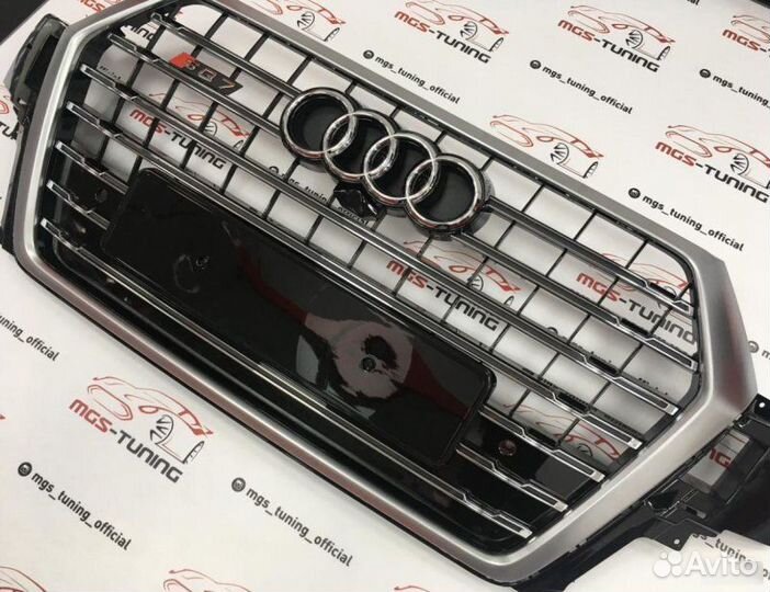 Решётка на Audi Q7 15-н.в SQ7 Стиль 1