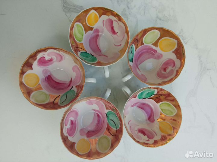 Сервиз чайный Золотой букет Дулево