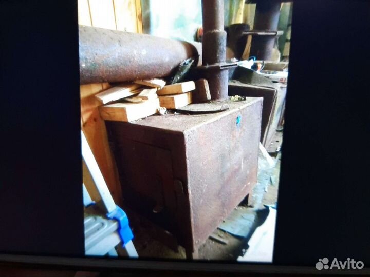 Печь буржуйка для гаража,дачи беседки4-5мм
