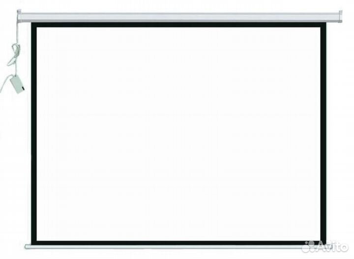 Экран для проектора диагональю 3-3.5метра, электро