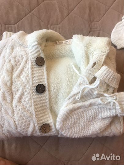 Вязанный комбинезон 62-68