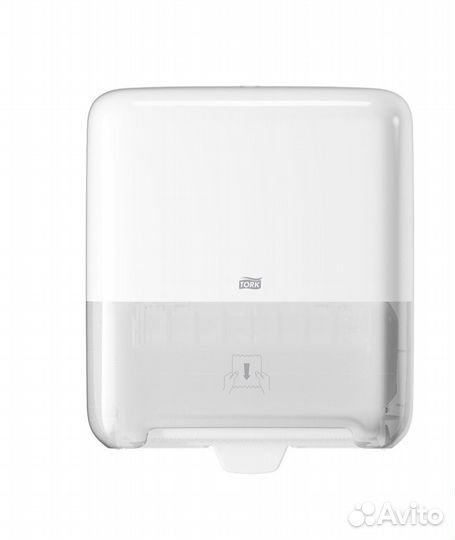 Диспенсер для полотенец в рулонах пластик белый