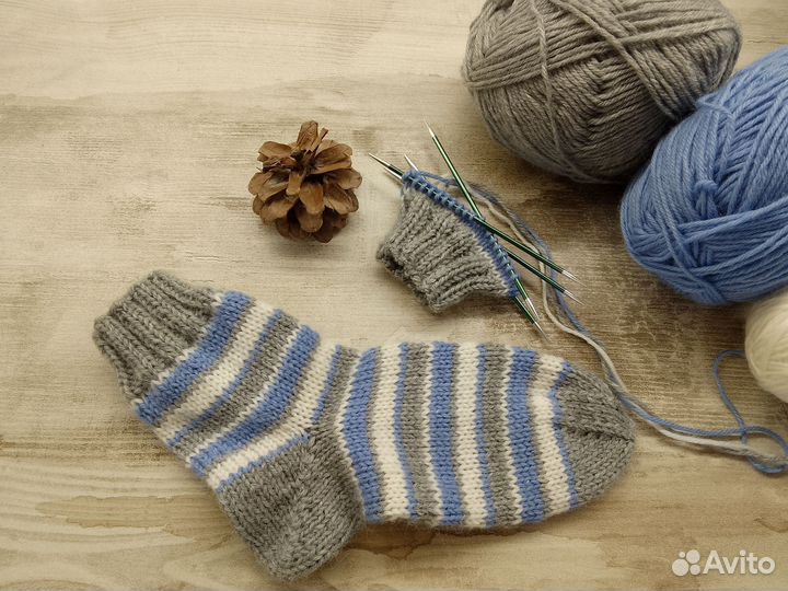 Вязанные носки