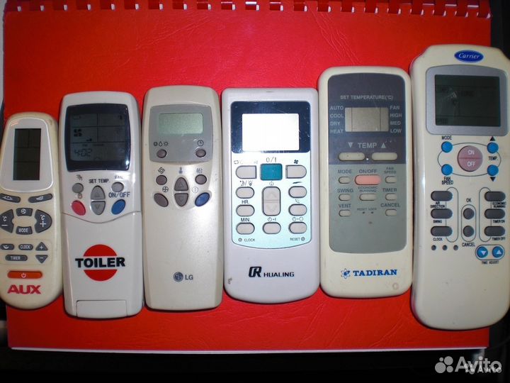 Пульты для кондиционеров различных моделей