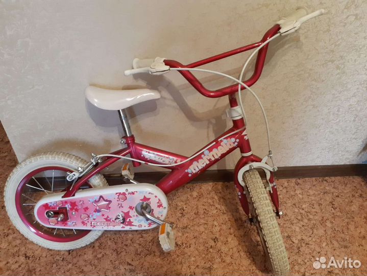 Детский велосипед с родительской ручкой