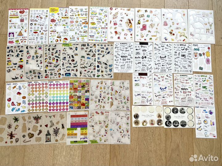 Стикеры наклейки для ежедневника