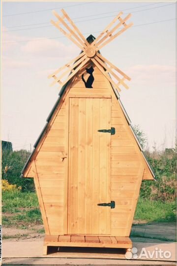 Дачный туалет с кошкой XWK