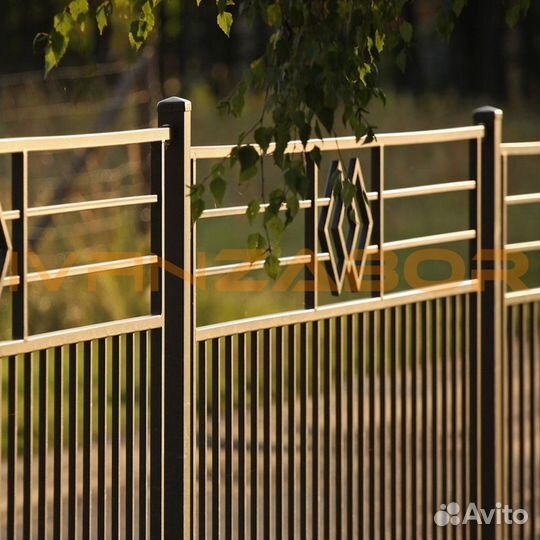 Забор на 10 соток в Приволжске