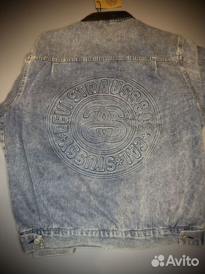 Джинсовая куртка levis and stussy