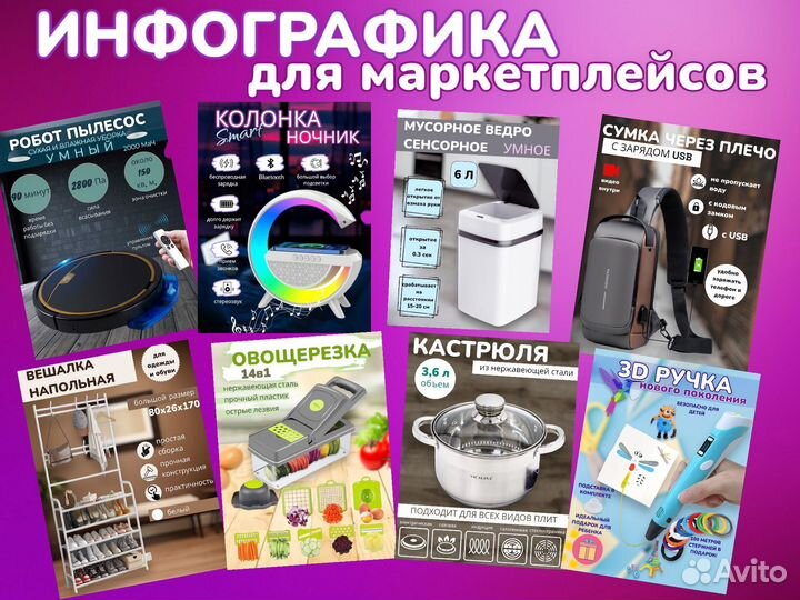 Графический дизайнер инфографика/рекламные макеты