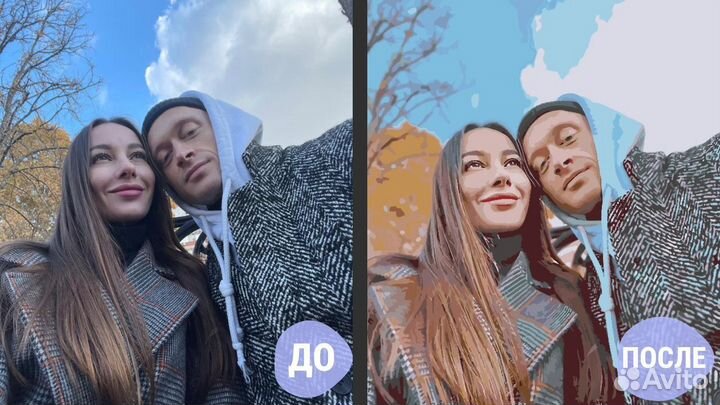 Картина по номерам по фото 80*100 за 1 день