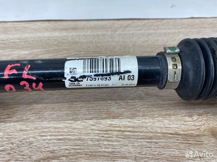 Привод передний левый Bmw 3 F30 N20B20 2012