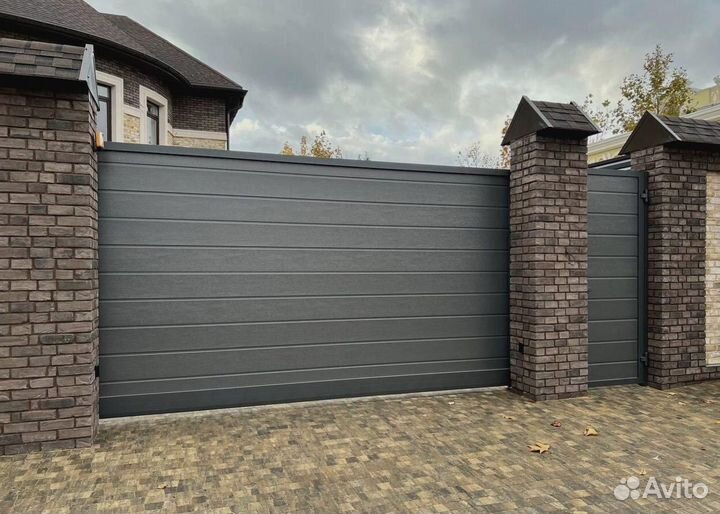 Секционные ворота. Гаражные и промышленные