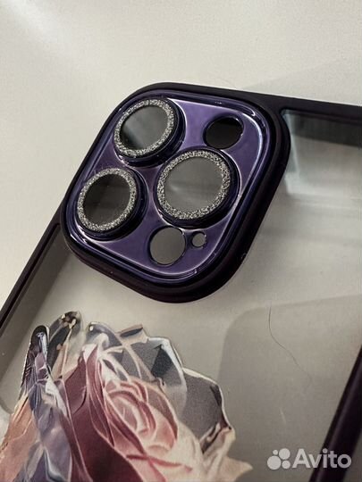 Силиконовый чехол с принтом для iPhone 14 Pro