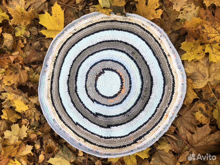 Вязаные коврики х/б