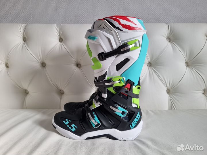 Эндypo Moтokpoccовые Мотоботы Leatt 5.5 Тigеr V23