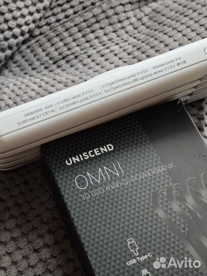 Power bank Uniscend Omni 10000 mAh повер банк