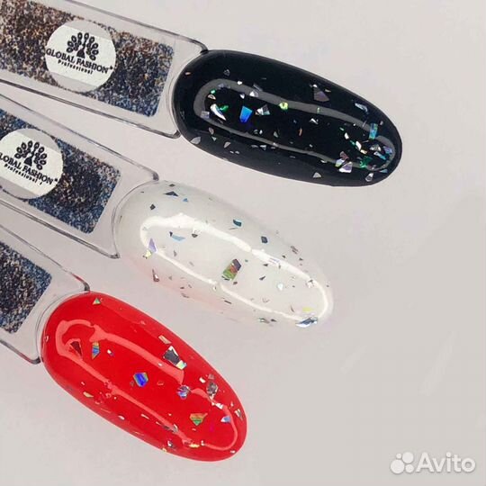 Топ без липкого слоя с фольгированными частичками