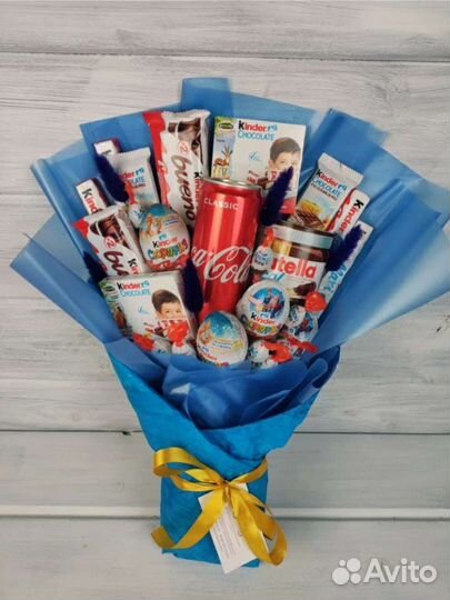 Сладкие букеты из конфет