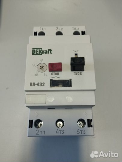 Автомат защиты двигателя dekraft 21240DEK 25-40A