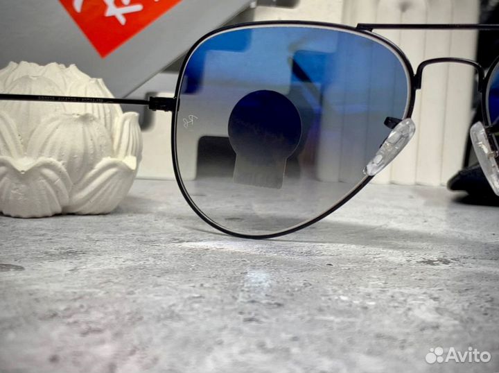 Очки Ray Ban Aviator синие