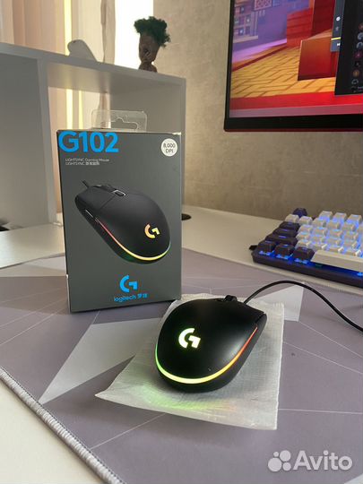 Игровая мышь logitech g102