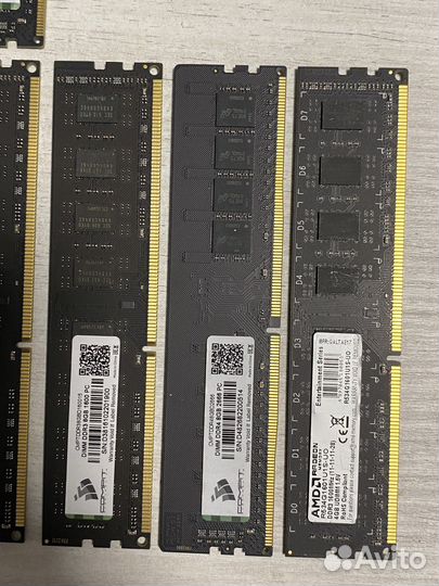 Оперативная память DDR 3 и DDR 4 8 Gb