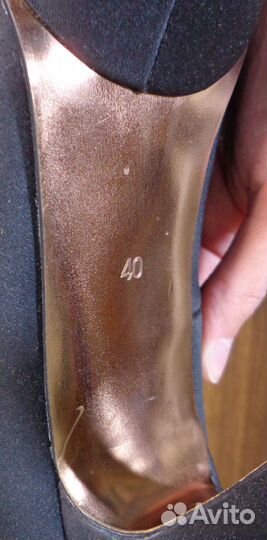 Туфли замшевые на каблуке(хорошее состояние)