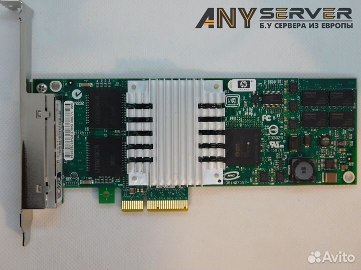 Сетевая карта NC364T Quad-Port PCI-e