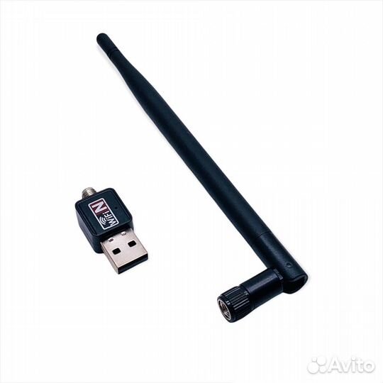 Wi-Fi Адаптер USB 2.0 WiFi 150Mbps с антеной