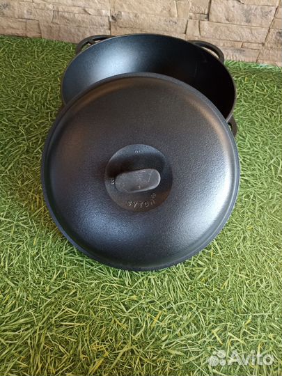 Казан чугунный эмалированный 6 л. Ситон