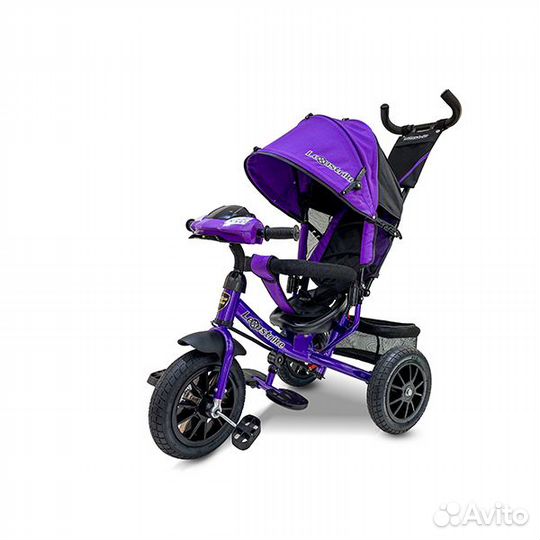 Велосипед трехколесный фиолетовый