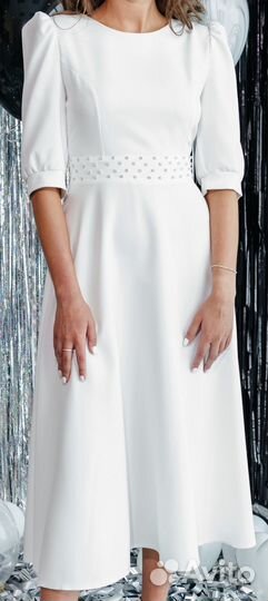 Платье женское белое