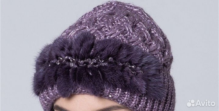 Шапка зимняя с норкой
