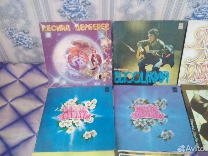 Виниловые пластинки 12 штук