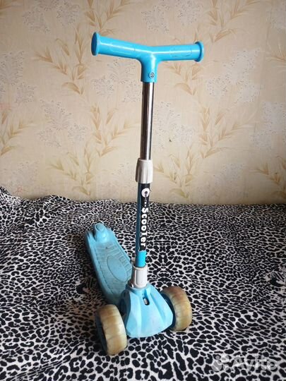 Самокат дет. трехколесный 3-6 лет