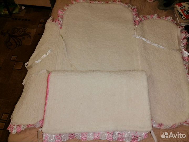 Конверт на выписку для девочки осень-зима