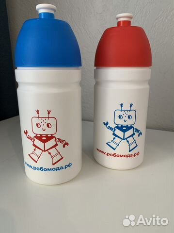 Детская бутылка для воды Робокубик