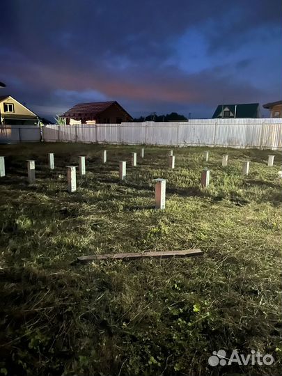 Сваи забивные железобетонные. Фундамент