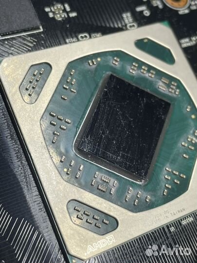 Gigabyte Aorus RX 580 8Gb неисправна